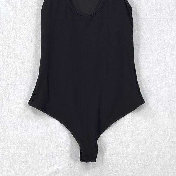 ALIX NYC Scoop Neck Tank Bodysuit XS Black Sleeveless Stretch Layering Capsule - Picture 5 of 16